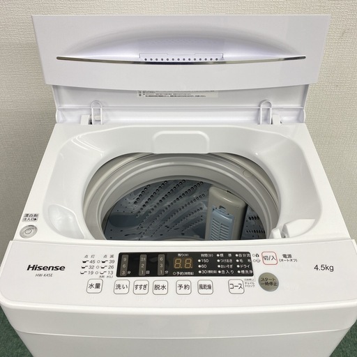 【ご来店限定】＊ ハイセンス 4.5キロ 洗濯機　2021年製＊0117-5