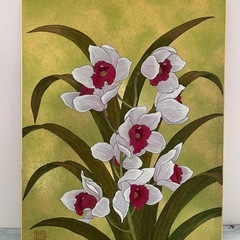 富貴花　牡丹　田中真？　フウキカ　ぼたん　和風画　日本画　ジャパニーズアート　花 富貴花牡丹田中真？フウキカぼたん和風画日本画ジャパニーズアート花