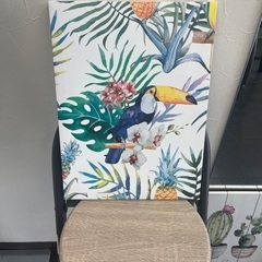 必見❗️おまけ付けました🤭木製の壁掛け絵板です❗️サボテン🌵可愛い🩷の画像