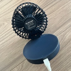 ELECOM 卓上扇風機の画像