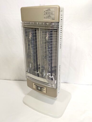 △ CORONA コロナ 遠赤外線電気ストーブ DH-1215R 2015年製 動作確認済 首振りOK 汚れ傷あり