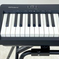北海道 千歳市/恵庭市 Roland ローランド 88鍵 ポータブル 電子ピアノ FP-10-BK 2022年製 Bluetooth対応 スタンド/椅子付の画像