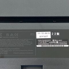 北海道 千歳市/恵庭市 Roland ローランド 88鍵 ポータブル 電子ピアノ FP-10-BK 2022年製 Bluetooth対応 スタンド/椅子付の画像