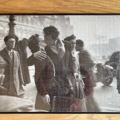 【手渡し限定】ロベール　ドアノー　パリ市庁舎前のキス　ジグソーパ...
