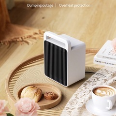 ヒーター 持ち運び 電気ストーブ 足元ヒーター 暖房器具 セラミックファンの画像