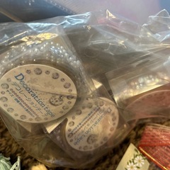 リボン、クリップ、デコレーションテープなどまとめての画像