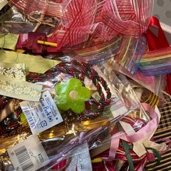 リボン、クリップ、デコレーションテープなどまとめての画像