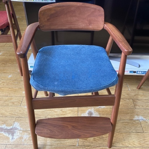 1/27値下げしました！希少ACTUS  LIFE CHAIR ウォールナット材 子ども椅子 学習椅子 デスクチェア  定価¥59,730 アクタス ライフチェア NO.1786F