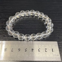 クリスタル 透明 ブレスレットの画像