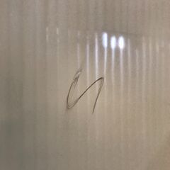 両面ホワイトボード　キャスター付き　マグネットおまけ　少々難ありの画像