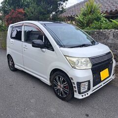 車検1年7ヶ月付き、タイヤ4本ほぼ新品!!ムーヴカスタムRSターボ!!
