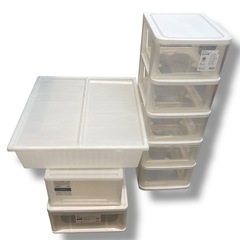 IKEA GIMSE等 4点セット 衣装ケース