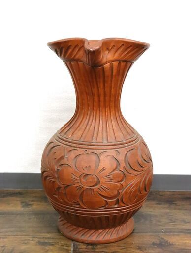 骨5/26】≪ZU1209ジ限≫ 大型 飾り壺/水差し 全高約53㎝