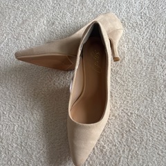 未使用　パンプス　ベージュ　24.0の画像