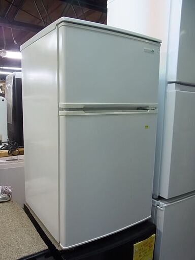 ヤマダ電機　2ドア冷蔵庫　YRZ-C09B1　90L　ノンフロン冷凍冷蔵庫　2017年製　小型冷蔵庫