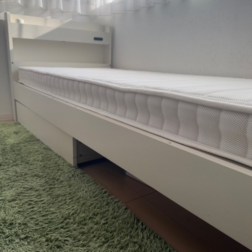 家具 ベッド シングルベッド　80cm