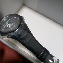 激安！美品！電池交換済み！CASIO WAVE セプター腕時計ラバーベルト！の画像