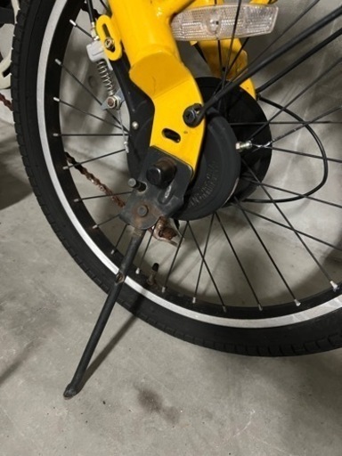 鍵付き　ハマー　折り畳み自転車譲ります　