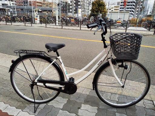 ♪ジモティー特価♪明るいリモコン式ＬＥＤライト付き　少し大きめ２７型中古自転車
