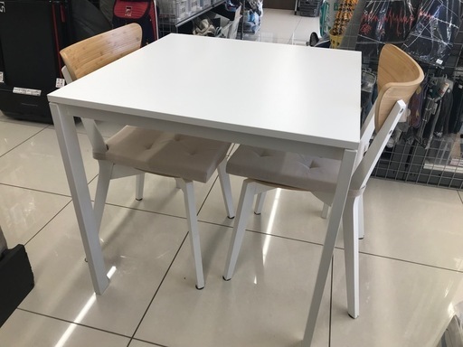 2人掛けダイニングテーブルセット（IKEA）