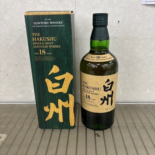 白州/18年/ウイスキー/700ml/43度