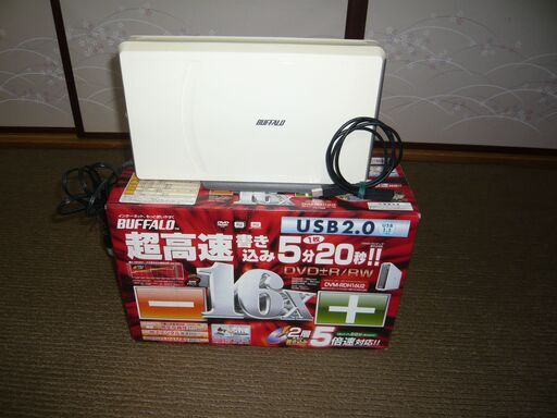 ★☆外付けDVD/CD書き込み/BUFFALO DVM-RDH16U2/２層５倍速対応☆★