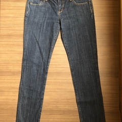 used ジーユー GU ジーンズ 長袖Tシャツ 140 150 女子服 セットの画像