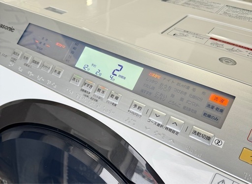 札幌引取り歓迎 19年製 Panasonic パナソニック ドラム式洗濯乾燥機 NA-SVX890L 洗濯11kg/乾燥6kg