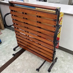 【お持ち帰り大特価】すのこ 折りたたみベッド シングルベッド