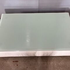 『KELVIN GIORMANI』ケルビンジョルマーニ センターテーブル リビングテーブル ガラステーブル ローテーブル 革 レザー RWcen1の画像