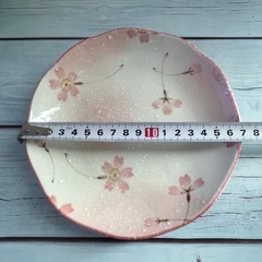 mino JAPAN 皿５枚 ミノ ジャパン 美濃焼 ミノヤキ　陶器 サクラ　花の画像