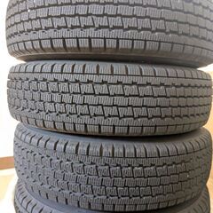 【中古】スタッドレスタイヤ＋ホイールセット×4本 12インチ 【...