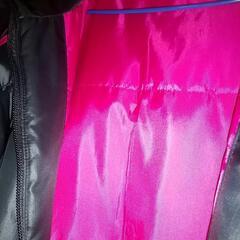 adidas  アディダス ベンチコート OTサイズ ブラック×ピンクの画像