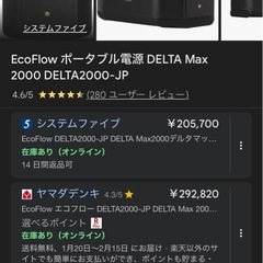 ECO FLOW  MAX &ソーラーパネル
の画像