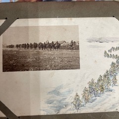 旧陸軍の絵葉書の画像