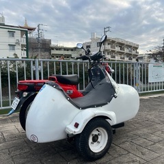 ホンダ クロスカブ110 サイドカー 側車 三人乗 レアの画像