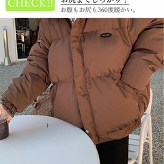 新品未使用　アウター コート Mサイズ ジャケット レディース 中綿 ショート丈 防寒 暖かの画像