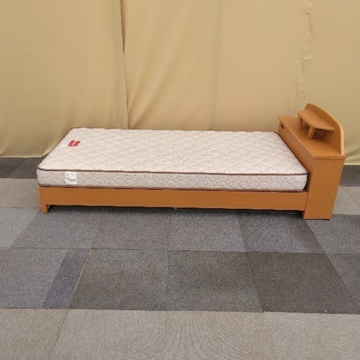 シングルベッドとマットレス ≪引取り限定≫フランスベッド シングル ベッドフレーム 64800円