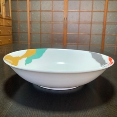 【新品未使用】たち吉　Adam&Eve アダムとイヴ　ヴィク　サラダボウル　24cm 箱付きの画像