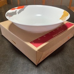 【新品未使用】たち吉　Adam&Eve アダムとイヴ　ヴィク　サラダボウル　24cm 箱付きの画像