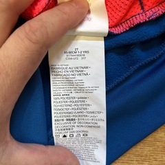 NIKE DRI-FIT 青裏起毛パーカー　85〜90cm ナイキの画像