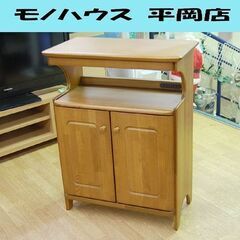 maruni 電話台 幅65.5×奥37×高85cm 扉収納付き...