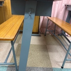 無料二人用机椅子セット多数の画像