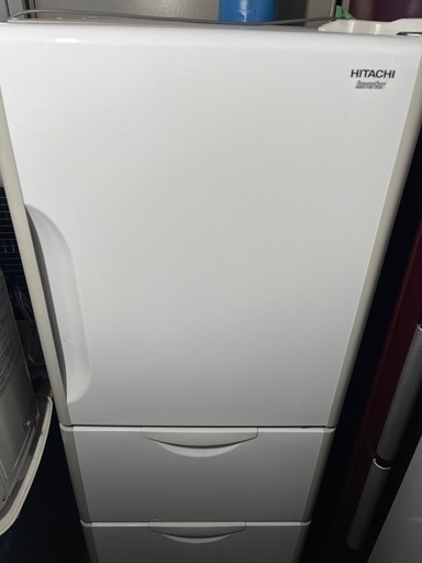 HITACHI 日立　ヒタチ　ノンフロン冷凍冷蔵　R-27DS　2013年製　3ドア　右開き