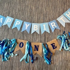 1歳　誕生日ガーランドセットの画像