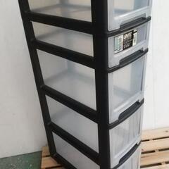 ☆天馬スリム5段収納(大小)　キャスター付き☆