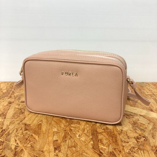 【A308】ショルダーバッグ FURLA ピンク