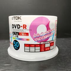 DVD-R　50枚入り　TDK　データ用