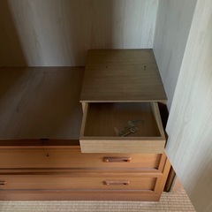無料　婚礼箪笥　全国家具工業連合会　ワードローブ　クローゼット　天然木化粧合板の画像