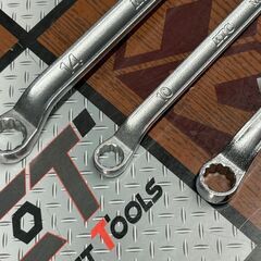 値下げしました！〇KTC ネプロス nepros M5S-1214/M5-1012/M5-1417 めがねレンチ 3点セット【中古】の画像